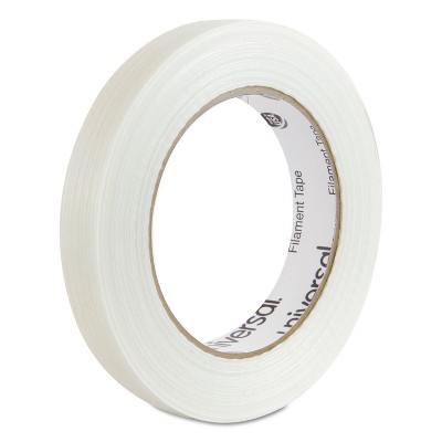 Universal 165# Medium Grade Filament Tape 18mm x 54.8m 3" Core Clear 78034