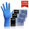 FINITEX Blue Disposable Nitrile Exam Gloves - 200, 600 & 2000 PCS, 3.2mil Rubber Powder-Free Latex-Free Medical Cleaning Food Gloves - 3 of 4