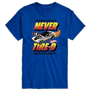 Men's - Hot Wheels - Never Tire D -Men's Short Sleeve T-Shirt Short Sleeve Graphic T-Shirt - 1 of 3