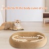 Boersma Large Sisal Cat Scratching Bed – One-Piece Durable Cat Basin with Toy Ball, Wear-Resistant Concave Design for Scratching & Sleeping - 3 of 4