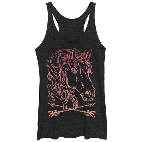 Women's Lost Gods Horse Arrow Racerback Tank Top - image 1 of 3