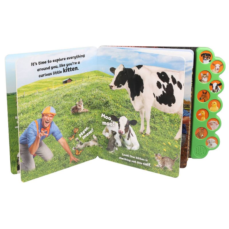 Blippi: Baby Farm Animals - (10-Button Sound Books) by  Editors of Studio Fun International (Board Book), 2 of 5