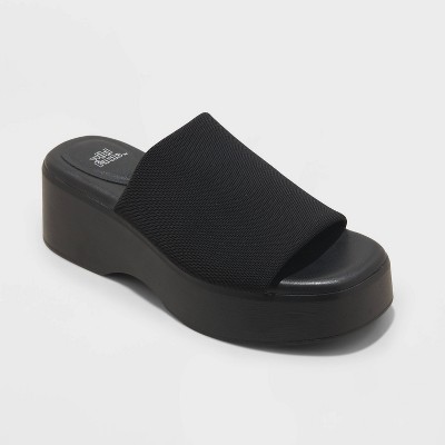 Merona on sale black wedges