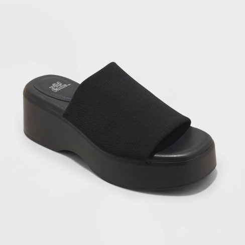 Target womens hot sale black slides