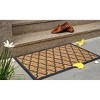 RugSmith Natural Moulded Coir Diamond Doormat - 3 of 4