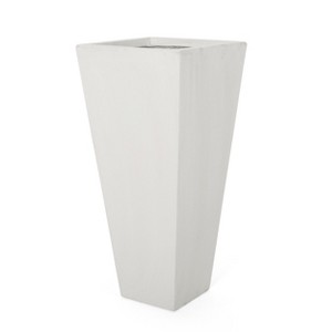 XINGHANZHENXUAN Black Tall Tapered Outdoor Planter, 28.5" Modern Lightweight Con - 1 of 4