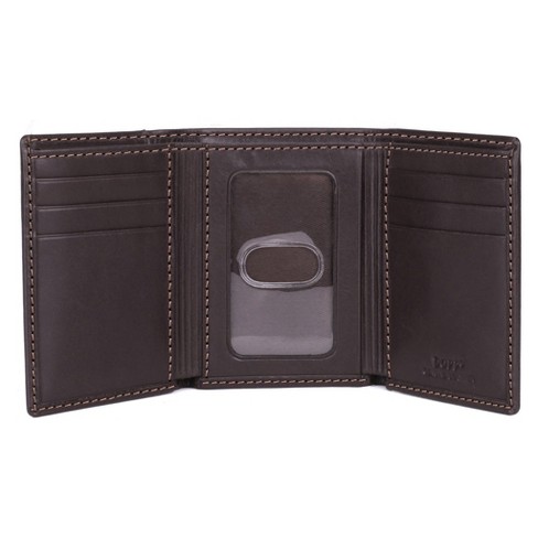 Dopp Regatta ID Three-Fold Wallet - Brown