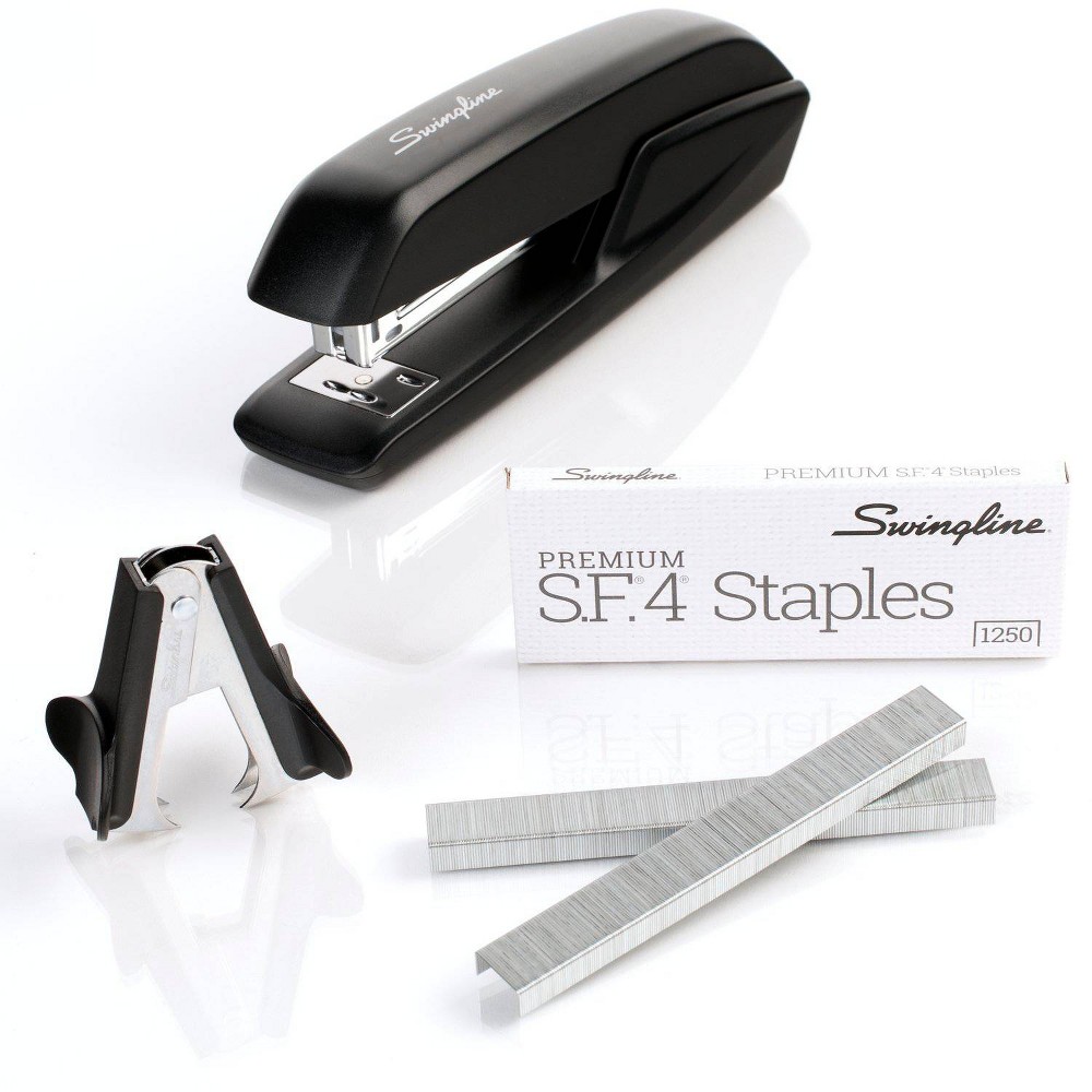 Photos - Desk Organiser Swingline 545pk Value Stapler Black