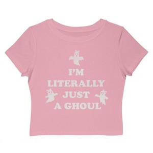 Social Collective Women Im Literally Short Sleeve Graphic Cotton Baby Tee - 1 of 4