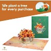 Frndly by Paper Love 3D Pop Up Greeting Card, Flower Mug, for Fall, Thanksgiving, Thinking of You, Sympathy, All Occasions - 8" x 6" Cover - 4 of 4
