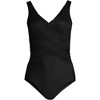 Lands' End Women's Plus Size DD-Cup Slender Tummy Control Chlorine Resistant Wrap One Piece Swimsuit - 3 of 4