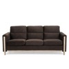 GDFStudio Addison Comfortable 79.5" Three-Seater Sofa with Side Pockets and Rubber Wood Legs - 2 of 4
