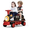 ANPABO Ride On Train Trackless, with Height-Adjustable Seat, Extra Storage, Train Whistle - 2 of 4