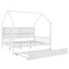 Wooden Kids Bed With Sturdy Pinewood Frame, Modern Design for Child Play & Sleep with Storage-Maison Boucle - 4 of 4