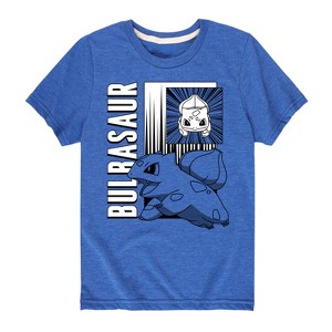Boys' - Pokémon - Bulbasaur Anime Battle Short Sleeve Graphic T-Shirt - 1 of 4