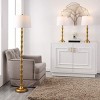 Aurelia Floor And Two Table Lamps - Set of 3 - FLT4003 - Gold/White - Safavieh - 4 of 4