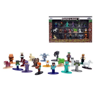 Jada Toys Nano Metalfigs Minecraft Die-Cast Figures 1.65" 20-Pack