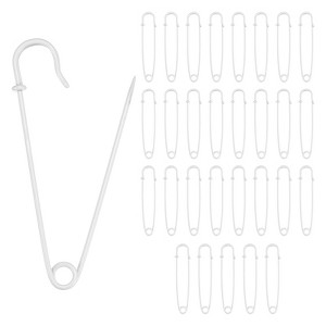 Unique Bargains Sewing Upholstery Spring Lock Blanket Bulk Large Safety Pins 30 Pcs - 1 of 4
