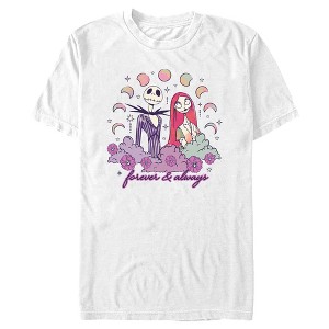Men's The Nightmare Before Christmas Jack and Sandy Forever & Always T-Shirt - 1 of 4