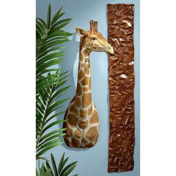 Design Toscano African Savanna Giraffe Wall Sculpture