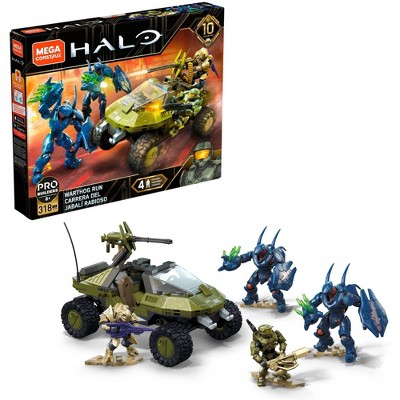 halo mega construx warthog run