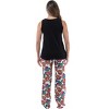 Just Love Womens Tank & Pant Cute Pajama Set - Ribbed PJ Sets Sleepwear Loungewear - 3 of 3