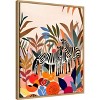 Amanti Art Three Zebras by Uma Gokhale Framed Canvas Wall Art - 2 of 4