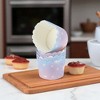 Unique Bargains Small Ombre Galaxy Print Disposable Baking Cups Wood Pulp Paper PE Coating 2.36"x1.77" 50 Pcs - 2 of 4