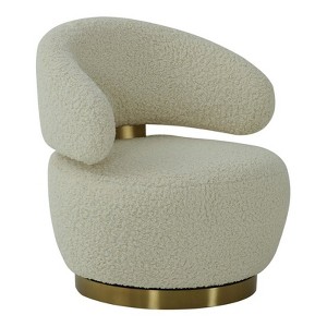 TOV Furniture Austin 17.5" Transitional Fabric Upholstered Accent Chair in Green - 1 of 4