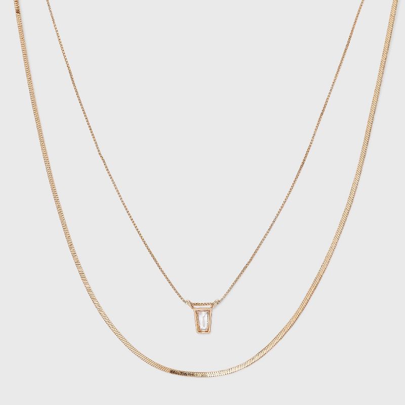 Delicate Layered Necklace - A New Day&#8482; Gold, 1 of 5