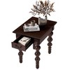 Bella Depot Vintage Narrow End Table with Drawer and Solid Wood, Easy Assembly Sofa Side Table for Living Room - 4 of 4