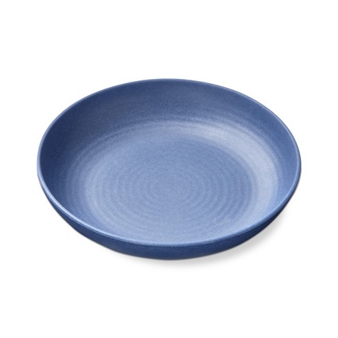 TAG Denim Blue Brooklyn Melamine Brooklyn Melamine Plastic Dinning Butter/Bread Plate Dishwasher Safe Indoor/Outdoor 9.5x9.5 inch Set 4 - image 1 of 2