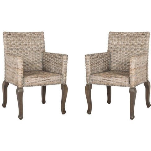 Armando 18''H Wicker Dining Chair (Set of 2)  - Safavieh - image 1 of 4