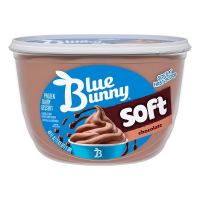 Blue Bunny Soft Chocolate Frozen Dessert - 46 fl oz
