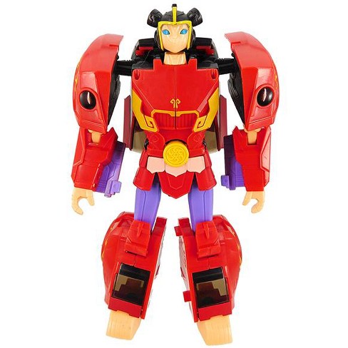 Transformers Earthspark Deluxe Optimus Prime e Robby Malto