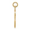 Black Bow Jewelry 14k Yellow Gold and Enameled Polished Artist Palette Pendant - 2 of 4