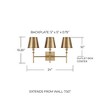 Capital Lighting Whitney 3 - Light Vanity in  Aged Brass - 2 of 4