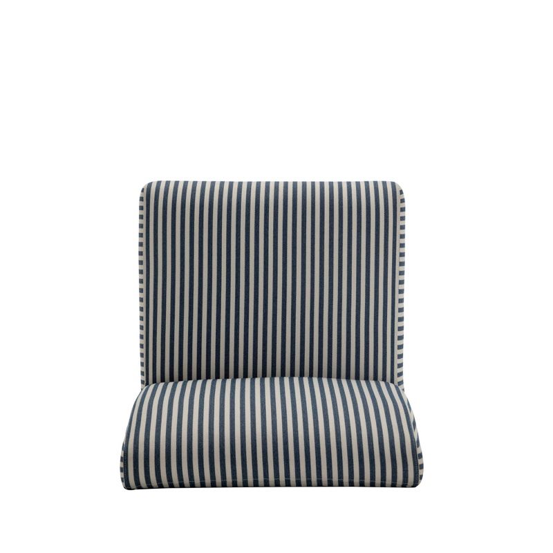 Armless Slipper Accent Chair Striped - WOVENBYRD, 5 of 10