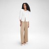 Women's Balloon 3/4 Sleeve Tie-Front Blouse - A New Day™ - 4 of 4