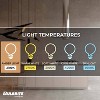 Bulbrite 4pk 5W LED Filament Antique Light Bulbs Clear: Dimmable, 100W Equivalent, Energy Star Certified, E26 Base - 4 of 4