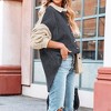 Women's Color - Block Corduroy Shirt, Stylish and Versatile Long - Sleeve Button - Down Top - 3 of 4