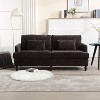 NicBex 69 Inch Loveseat,Modern Chenille Loveseat Sofa with Brown Wood Feets,Upholstered 2-Seater Couch for Living Room - 2 of 4
