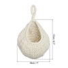 Unique Bargains Handmade Natural Durable Space-Saving Hanging Basket 1 Pcs - 2 of 4