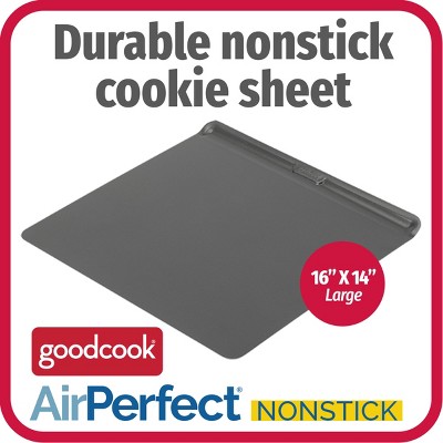 GoodCook AirPerfect Medium & Large 2pk Insulated Nonstick Baking Cookie Sheets: Carbon Steel Bakeware Set - Thumbnail 2