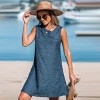 Women's Overlap Collar Foldover Sleeveless Mini Dress - Cupshe - 2 of 4