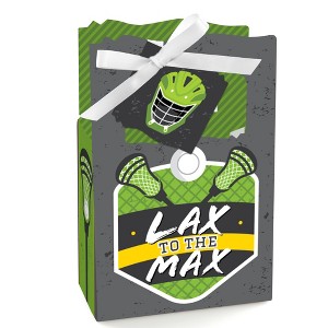 Big Dot of Happiness Lax to the Max Lacrosse Party Favor Boxes Set of 12 - 1 of 4