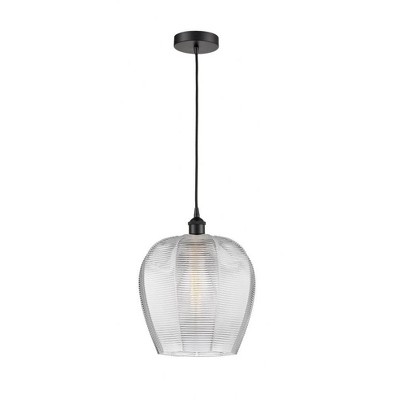 Norfolk - 1 Light Cord Hung Mini Pendant In Industrial Style-15.13 Inches Tall and 11.75 Inches Wide