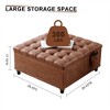 Large Capacity Double-opening Storage Ottoman - 3 of 4