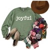 Simply Sage Market Women's Graphic Sweatshirt Joyful Bold Puff Print - 3 of 4