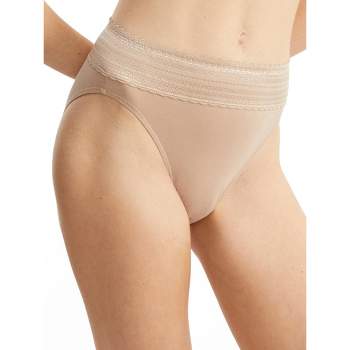 Warner's Women's No Pinching. No Problems. Cotton Hi-cut Brief - Rt2091p L  Toasted Almond : Target